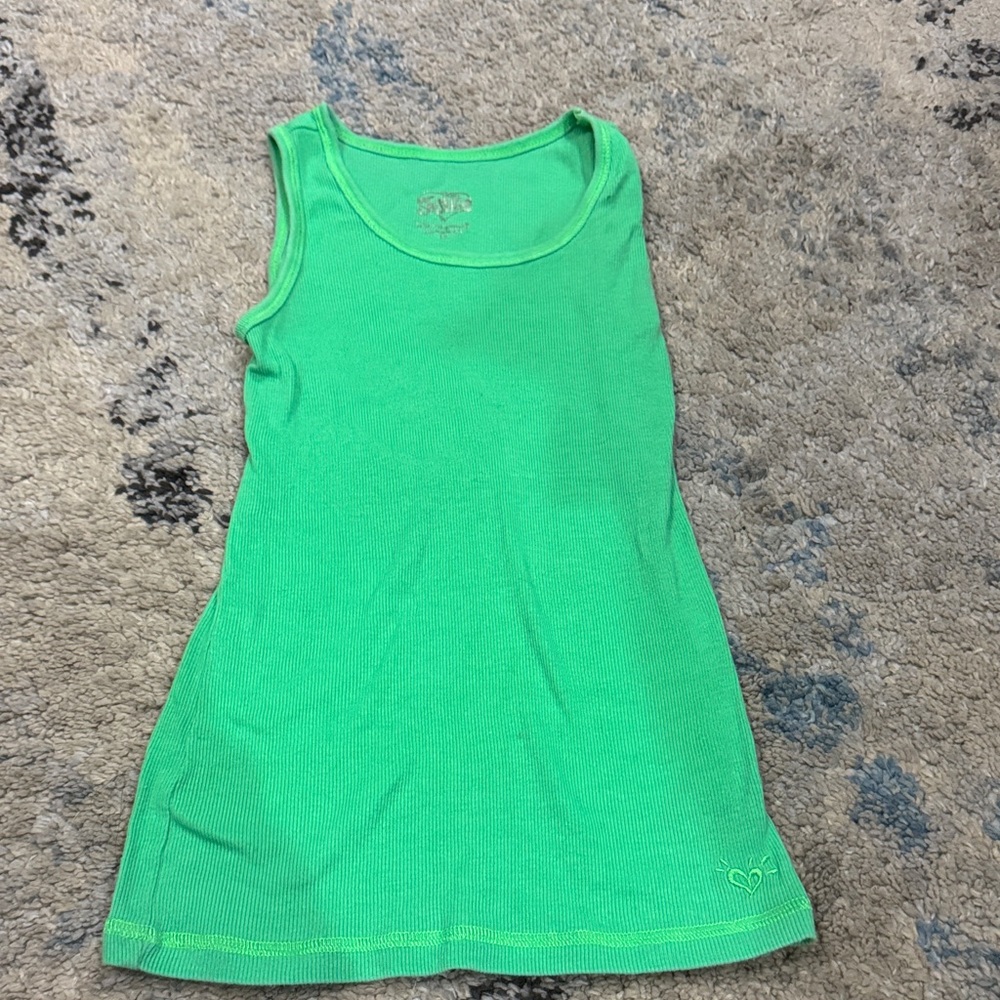 Justice Green Kids Tank Top Size 10